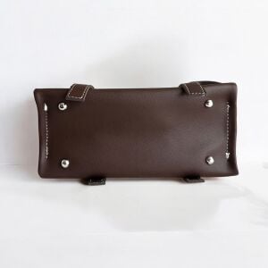 Dikiş Detaylı El ve Omuz Çantası Tom Acı Kahve