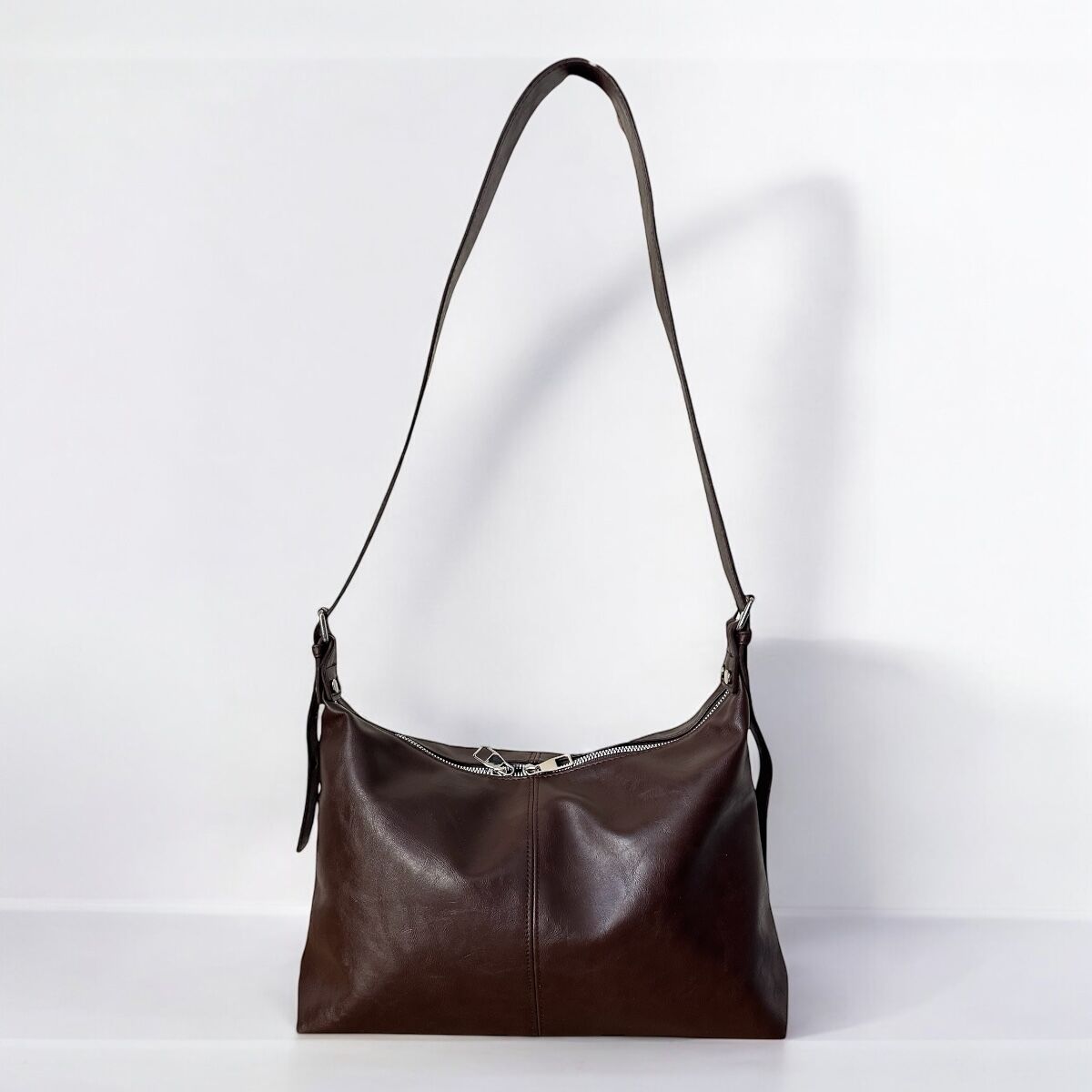 Ayarlanabilir Çapraz Omuz Çantası Milano Acı Kahve