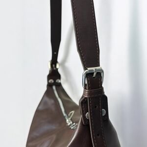 Ayarlanabilir Çapraz Omuz Çantası Milano Acı Kahve