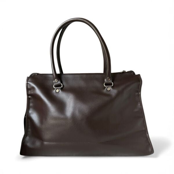 Fermuar Ve Kemer Detaylı Omuz Çantası Stella Acı Kahve