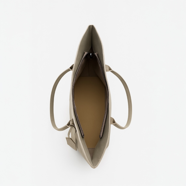 Alina Shopper Süet Omuz Çantası Vizon