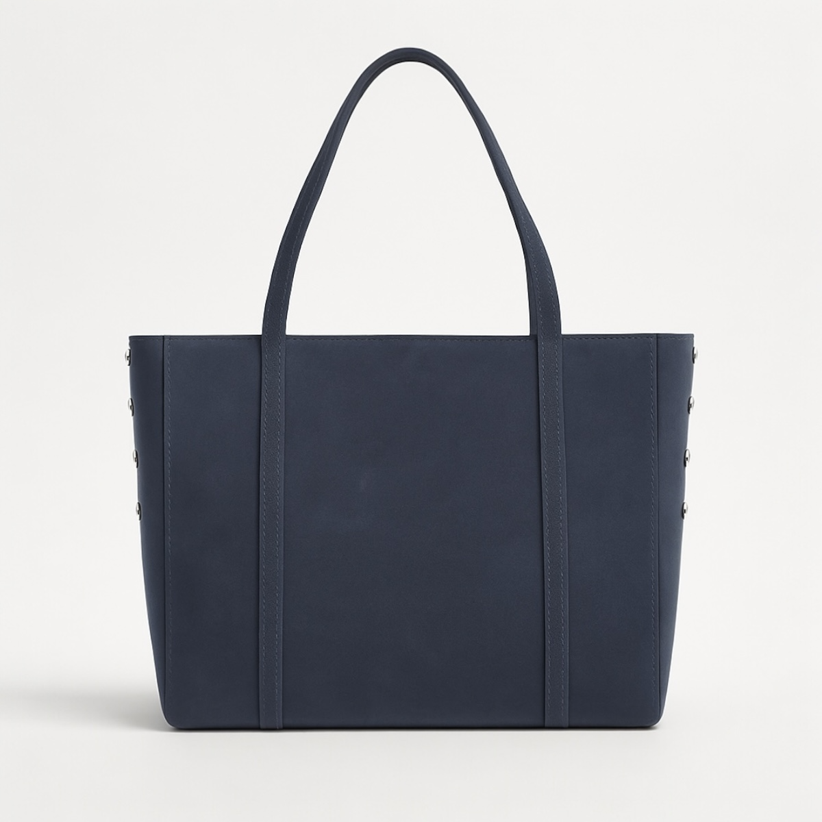 Zımba Detaylı Omuz Ve Kol Çantası Monica Süet Lacivert