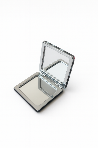 Çizgili Lucky Ayna Pembe