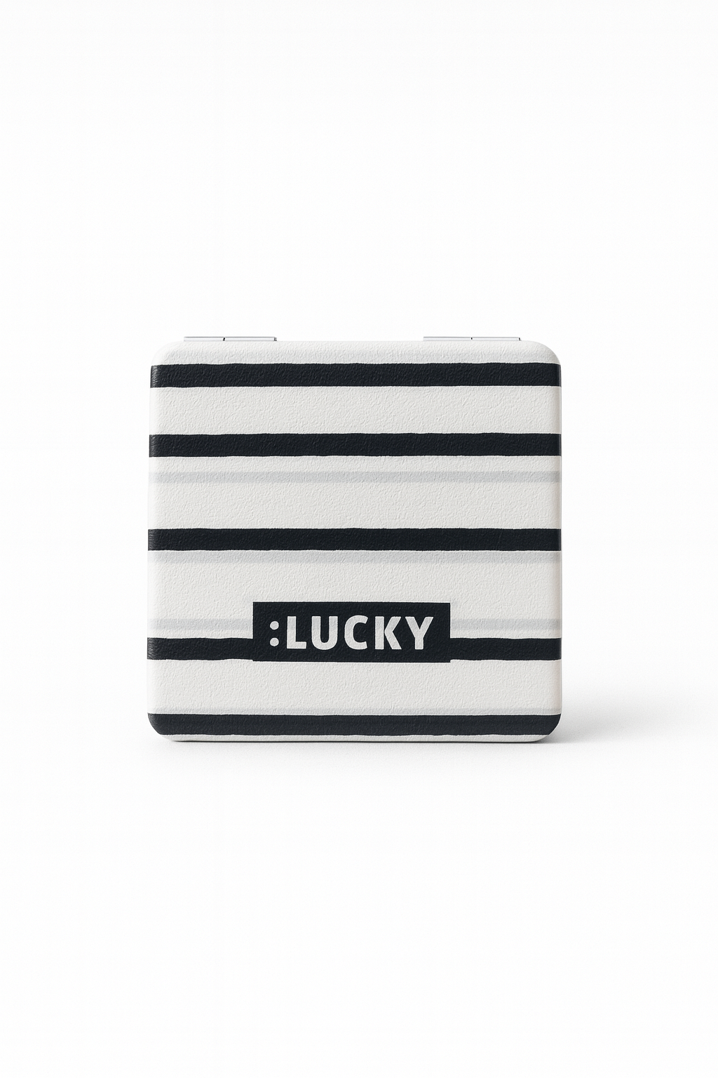 Çizgili Lucky Ayna Siyah