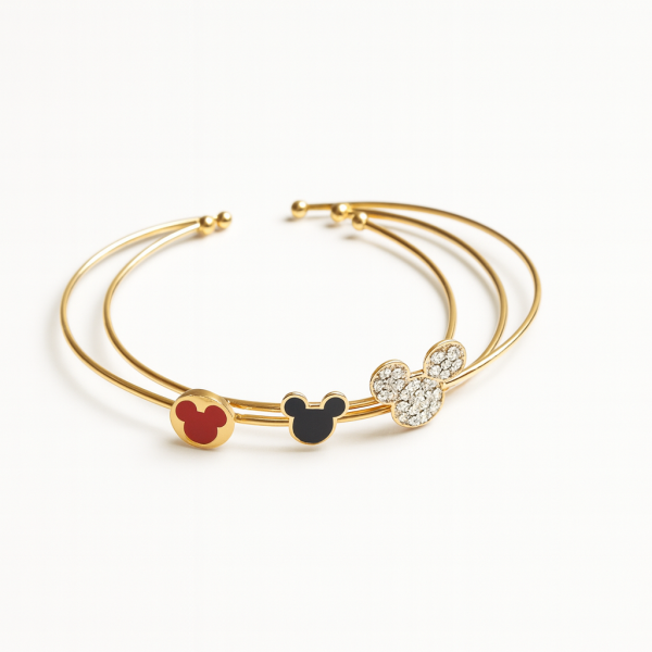 Gold Renk 3’lü Bileklik Seti