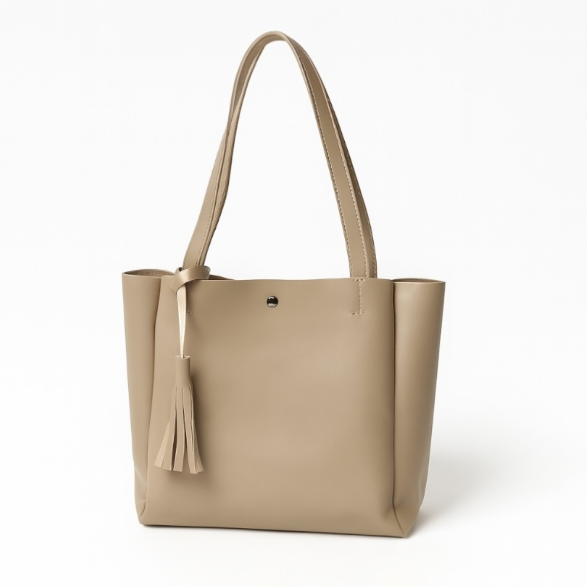 3 Bölmeli Omuz Çantası Rio Bej