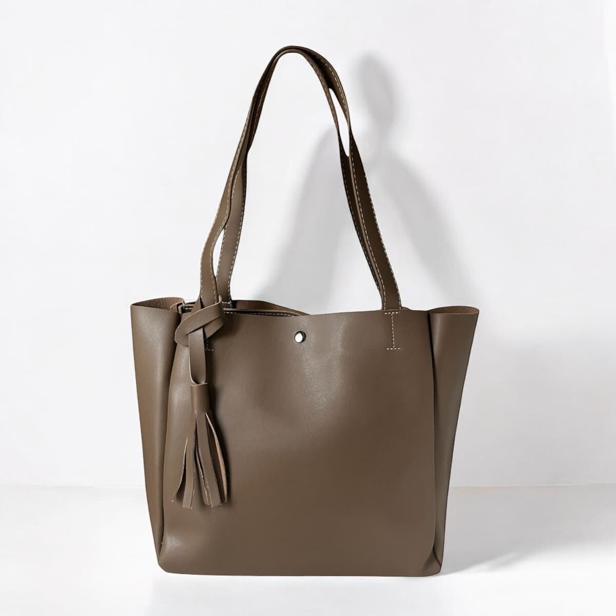 3 Bölmeli Omuz Çantası Rio Latte