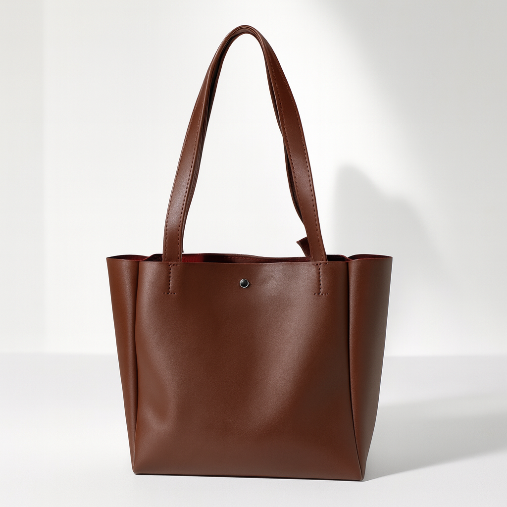 3 Bölmeli Omuz Çantası Rio Bordo