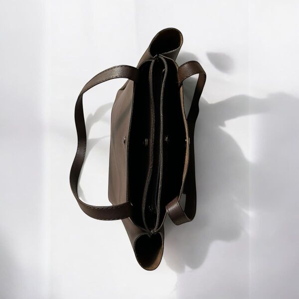 3 Bölmeli Omuz Çantası Rio Acı Kahve