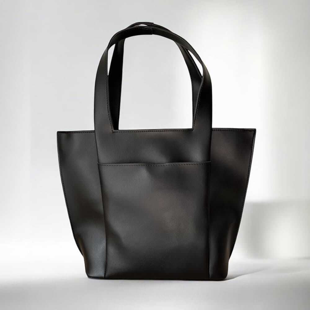 Cep Detaylı Omuz Çantası Glam Siyah